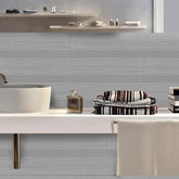 Light Grey Birch Wood Wallpaper for Wall Decoration